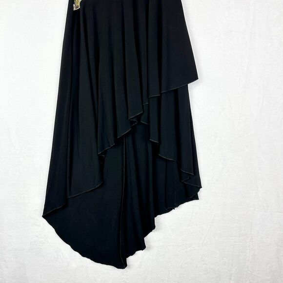 Rampage Vintage Y2K Hi Low Sequins Whimsigoth Maxi Dress Size Small Fairy Black - Picture 5 of 8